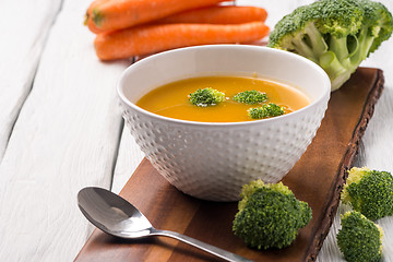 Image showing Vegetable cream soup