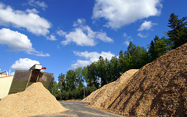 Image showing fuel storage at bio fuel power plant  