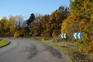 Image showing Roadsign arrows