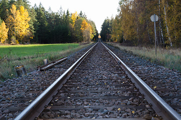 Image showing Railroad tracks 