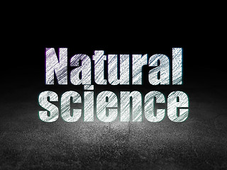 Image showing Science concept: Natural Science in grunge dark room