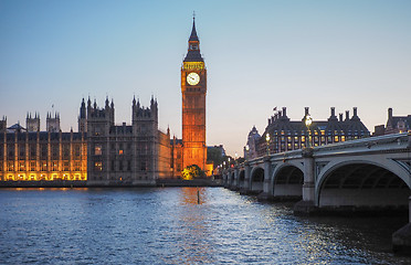 Image showing Houses of Parliament in London