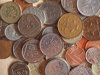 Image showing Pound coins