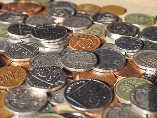 Image showing Pound coins