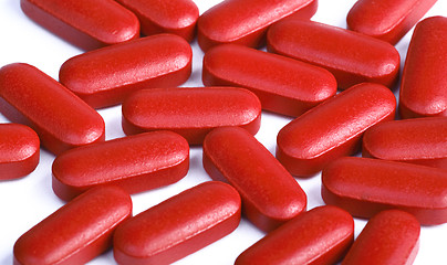 Image showing Red pain pills