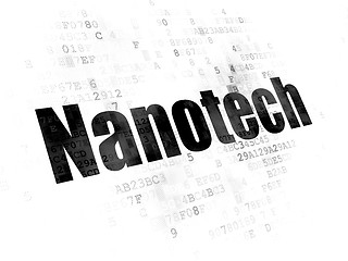 Image showing Science concept: Nanotech on Digital background