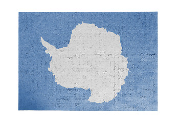 Image showing Large jigsaw puzzle of 1000 pieces- Antarctica