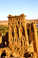 Image showing africa  in histoycal   blue cloudy  sky