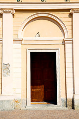 Image showing wall door in italy land  architecture and  