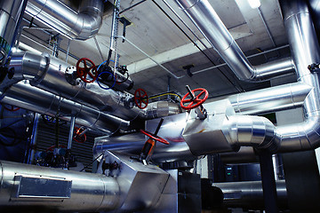 Image showing Equipment, cables and piping