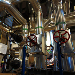 Image showing Equipment, cables and piping