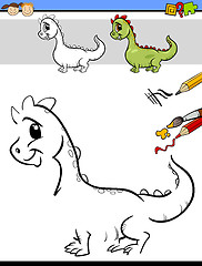 Image showing drawing task for preschool kids