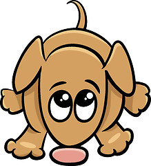 Image showing cute dog cartoon illustration