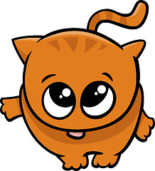 Image showing cute little cat cartoon