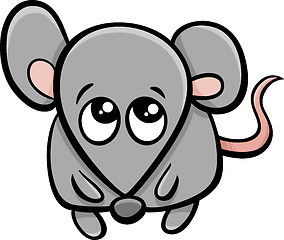 Image showing cute mouse cartoon character