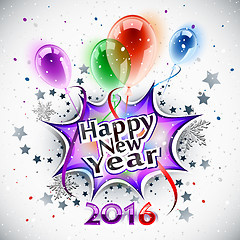 Image showing Happy New Year 2016