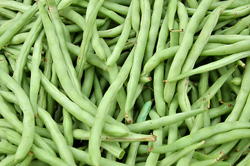 Image showing Green French beans