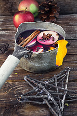 Image showing autumn and mulled wine