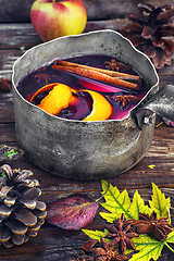 Image showing autumn and mulled wine