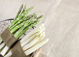 Image showing fresh asparagus