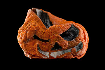 Image showing terrible Halloween pumpkin 