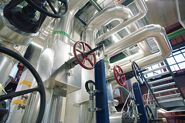 Image showing Equipment, cables and piping