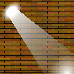 Image showing Orange Brick Wall