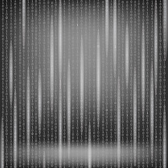 Image showing Concept Binary Code Numbers.  Data Code, Decryption and Encoding.