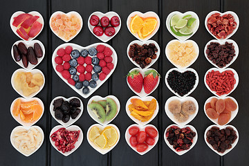 Image showing Fresh and Dried Fruit