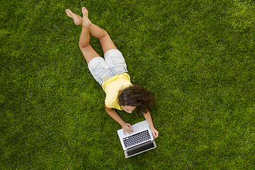 Image showing Working and enjoy nature