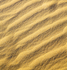 Image showing the brown sand dune in the sahara morocco desert 