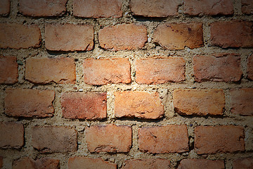 Image showing brick in  italy old wall and texture material the background