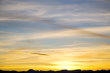 Image showing   in the colored sky white soft   abstract background