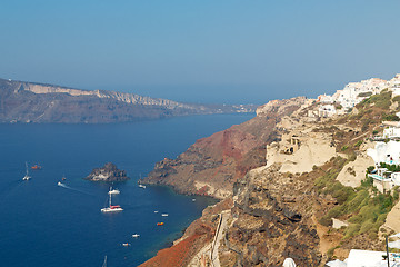 Image showing in vacation     cyclades  and the sky