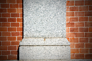 Image showing brick in  italy old wall  texture material the background