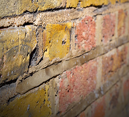 Image showing in london   the    abstract    texture of a ancien wall and ruin