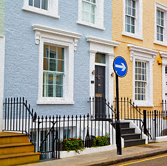 Image showing notting hill  area  in london england old suburban and antique  