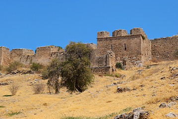 Image showing Walls of ancient Corinth.