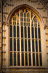 Image showing old in london  historical    parliament glass  window    structu