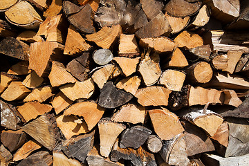 Image showing Firewood background