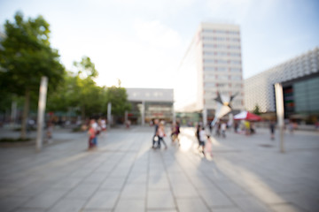 Image showing Shopping street