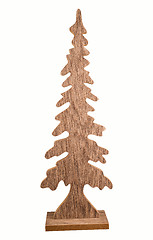 Image showing Wooden christmas tree