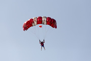 Image showing unidentified skydivers, parachutist