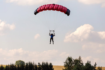 Image showing unidentified skydivers, parachutist