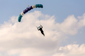 Image showing unidentified skydivers, parachutist