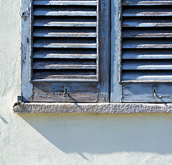 Image showing grey window  castellanza  palaces italy    