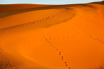 Image showing sunshine in the desert of  dune