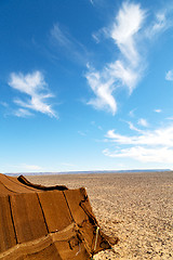 Image showing tent in  the desert 