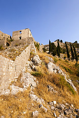 Image showing fortress ruins . Montenegro