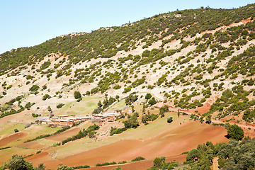 Image showing dades valley in atlas morocco africa  